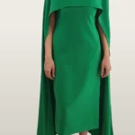 שמלת גלימה ירוק