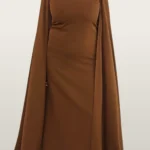 שמלת גלימה חום