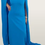 שמלת גלימה כחול