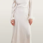 שמלה שרלסטון קרם