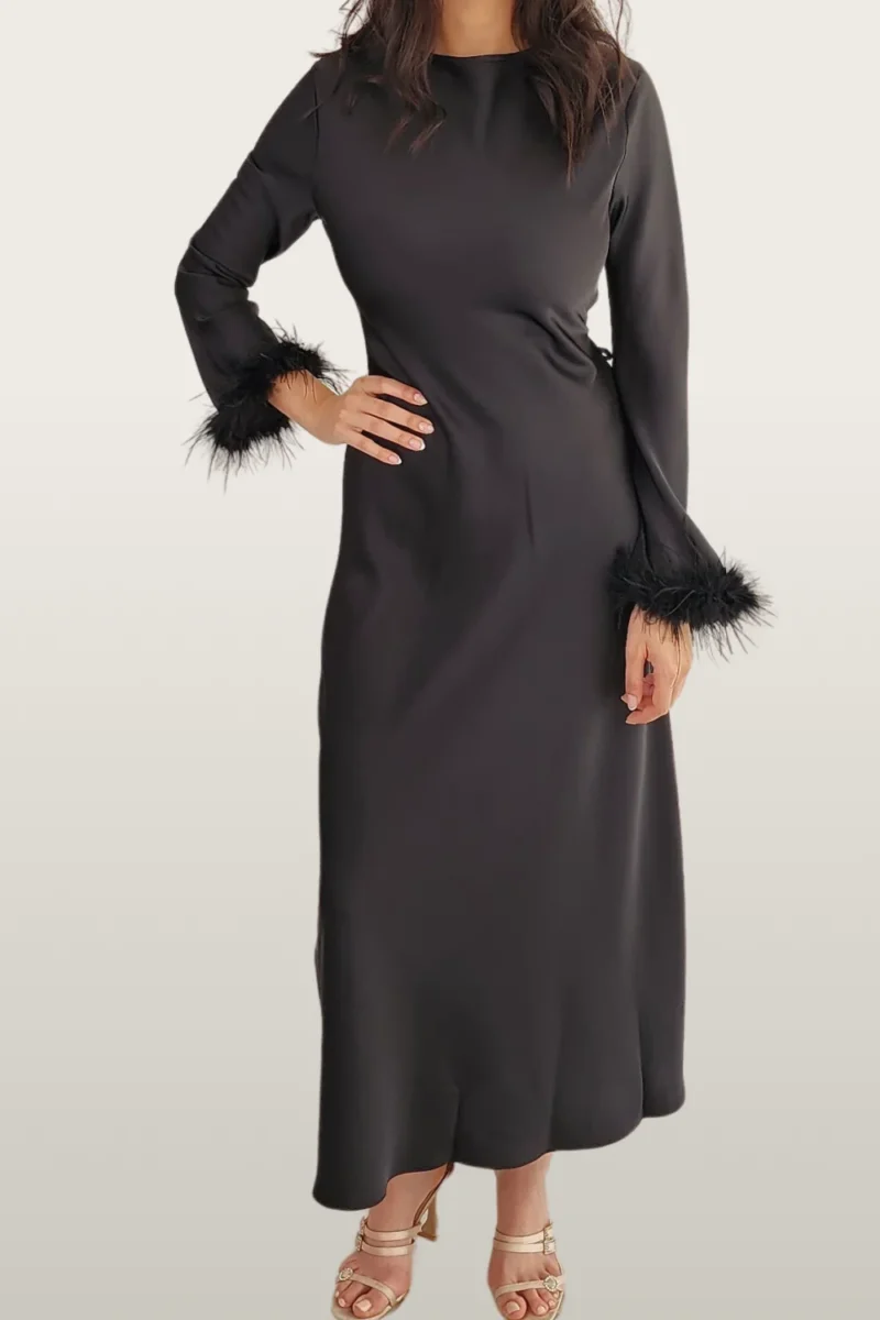 שמלה שרלסטון שחור