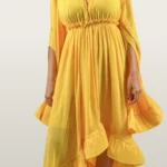 שמלה דגם שרה צהוב
