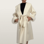 מעיל פרווה סנואו לבן