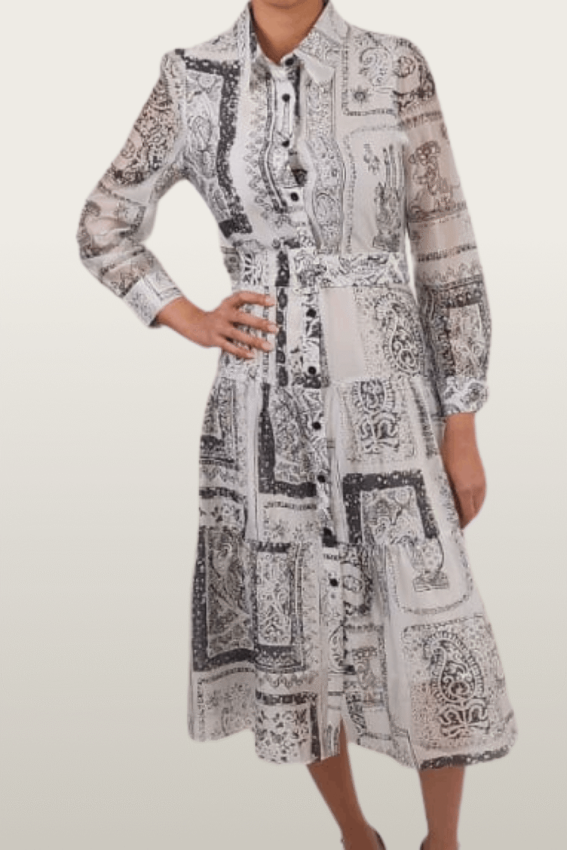 שמלת בטי לבן