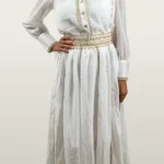 חליפה זימר לבן זהב