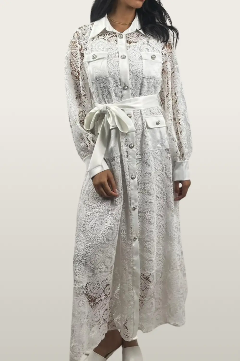 שמלת סני לבן