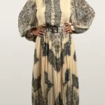 חליפה פליסה בג' קרם