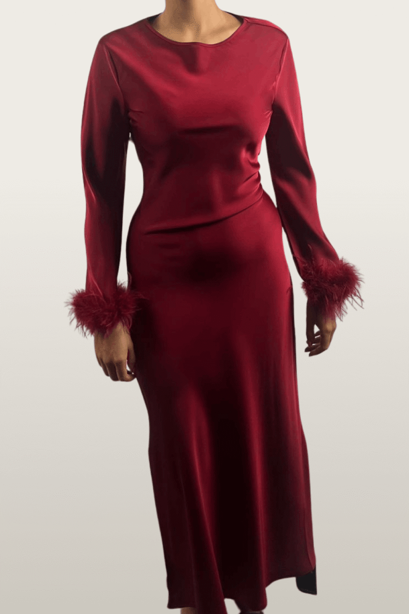 שמלה שרלסטון אדום