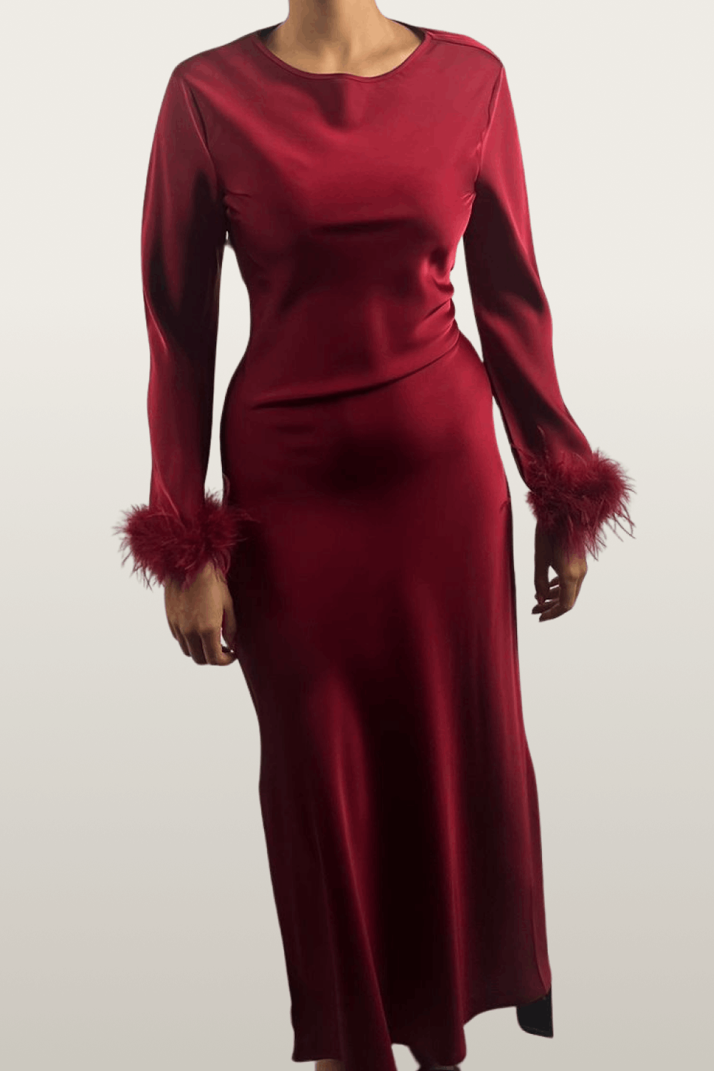 שמלה שרלסטון אדום