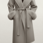 מעיל פרווה סנואו אפור